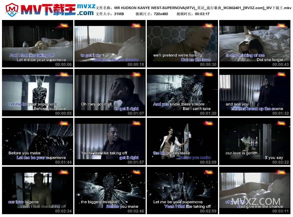 MR HUDSON KANYE WEST-SUPERNOVA(MTV)_英语_流行歌曲_MC802401